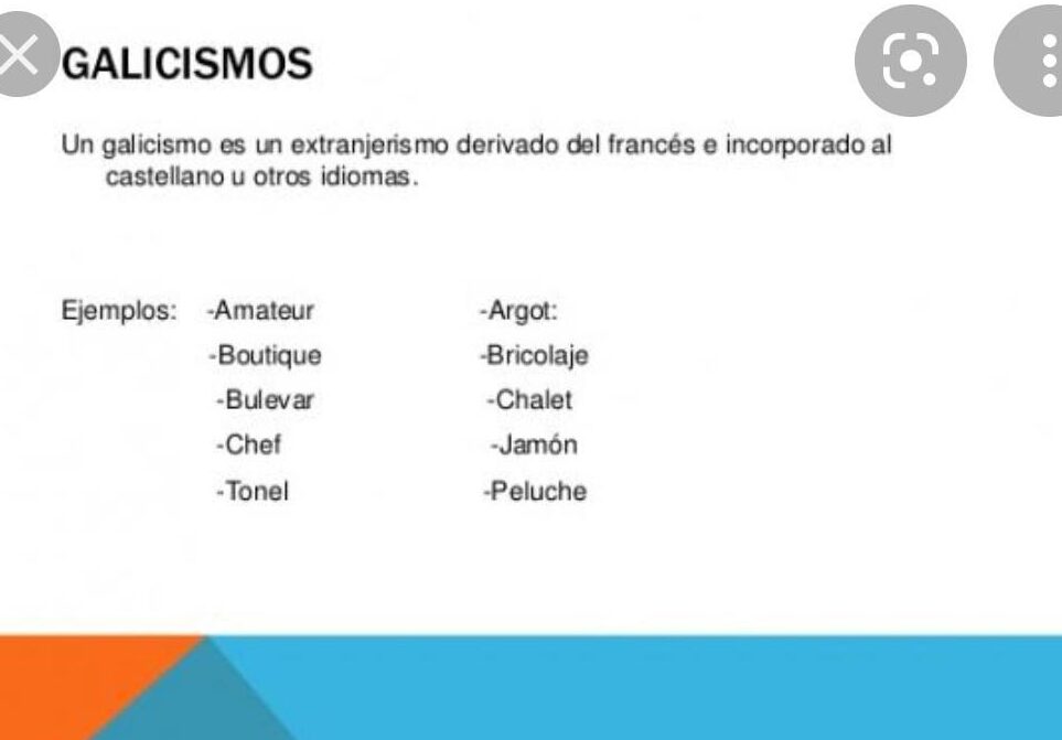 10 ejemplos de galicismos en espanol