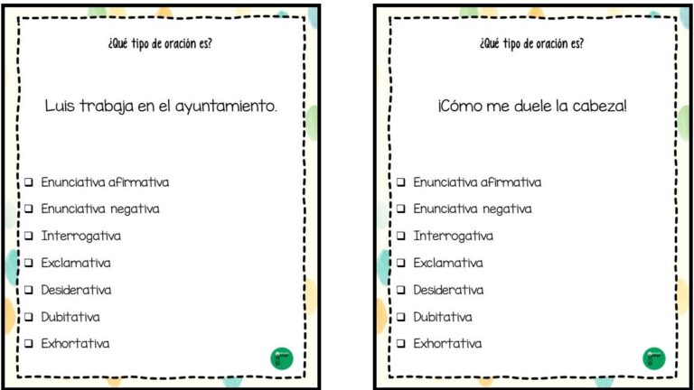 10 ejemplos de oraciones enunciativas en espanol