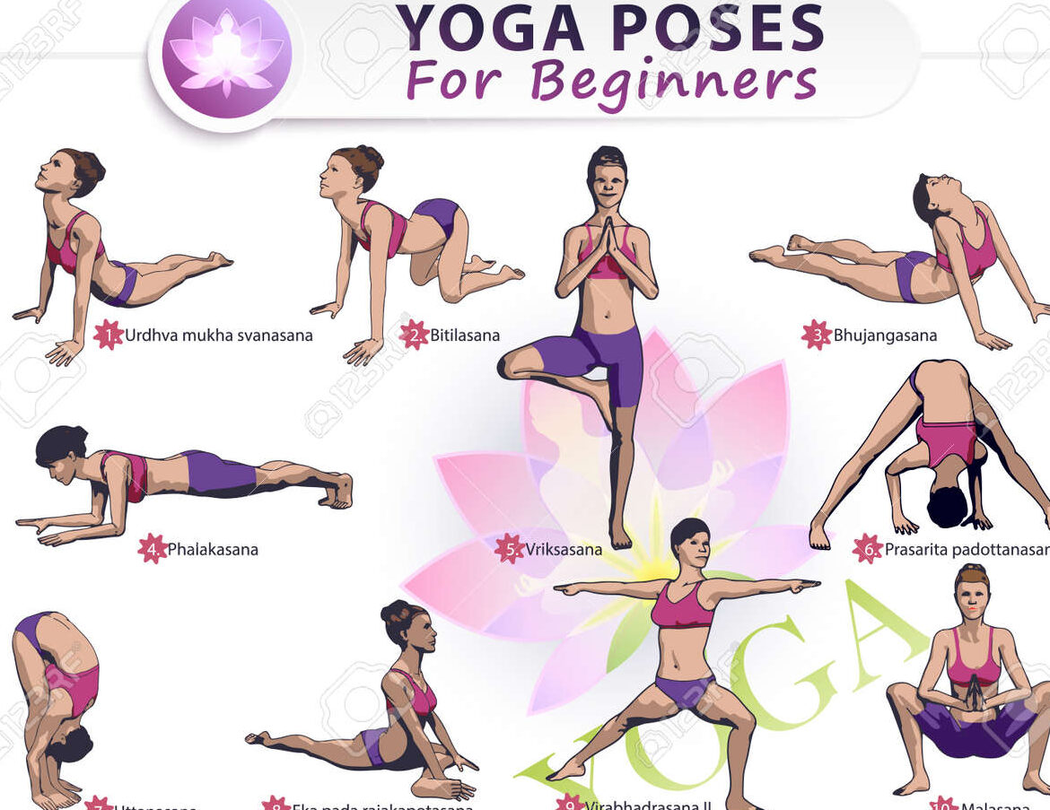 10 ejemplos de posturas de yoga