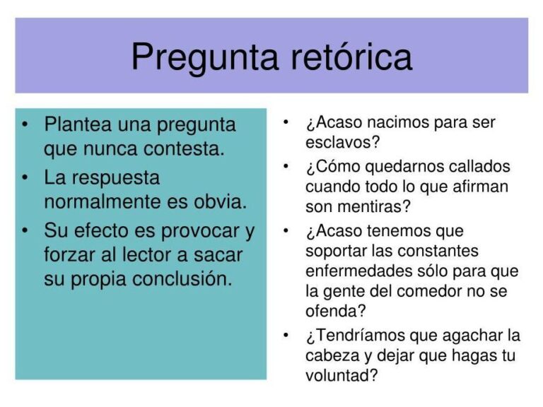 10 ejemplos de preguntas retoricas en la literatura