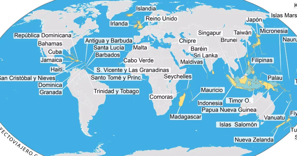 20 ejemplos de islas y su geografia unica