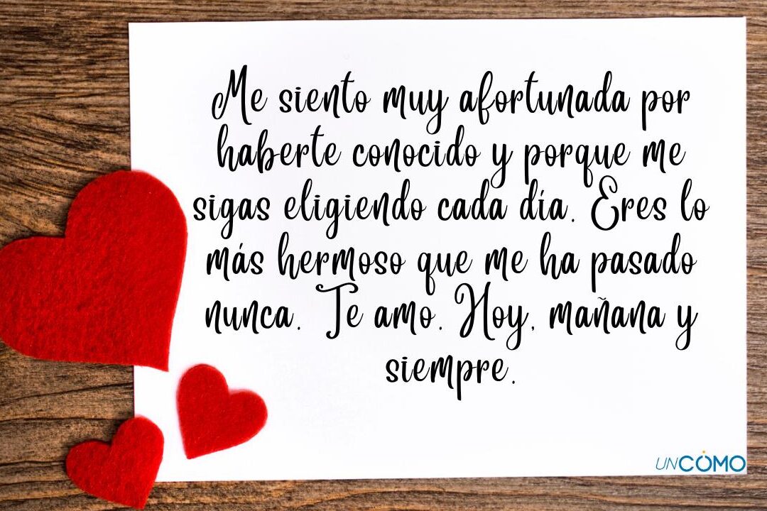 cartas de amor cortas