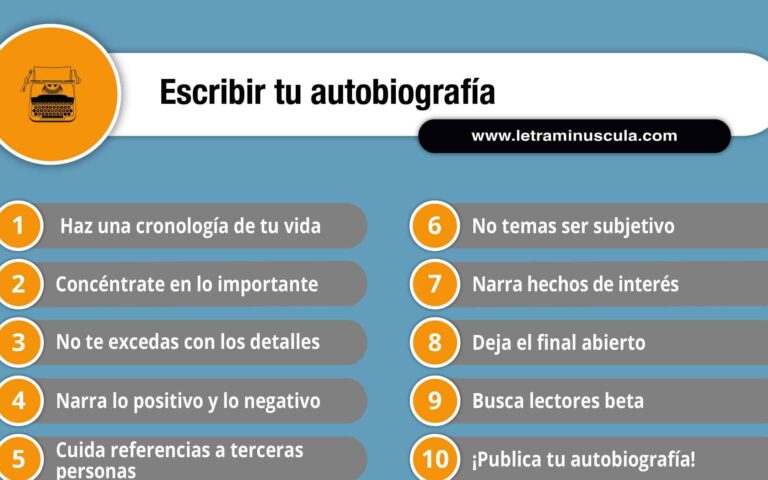 10 ejemplos de autobiografias en la literatura