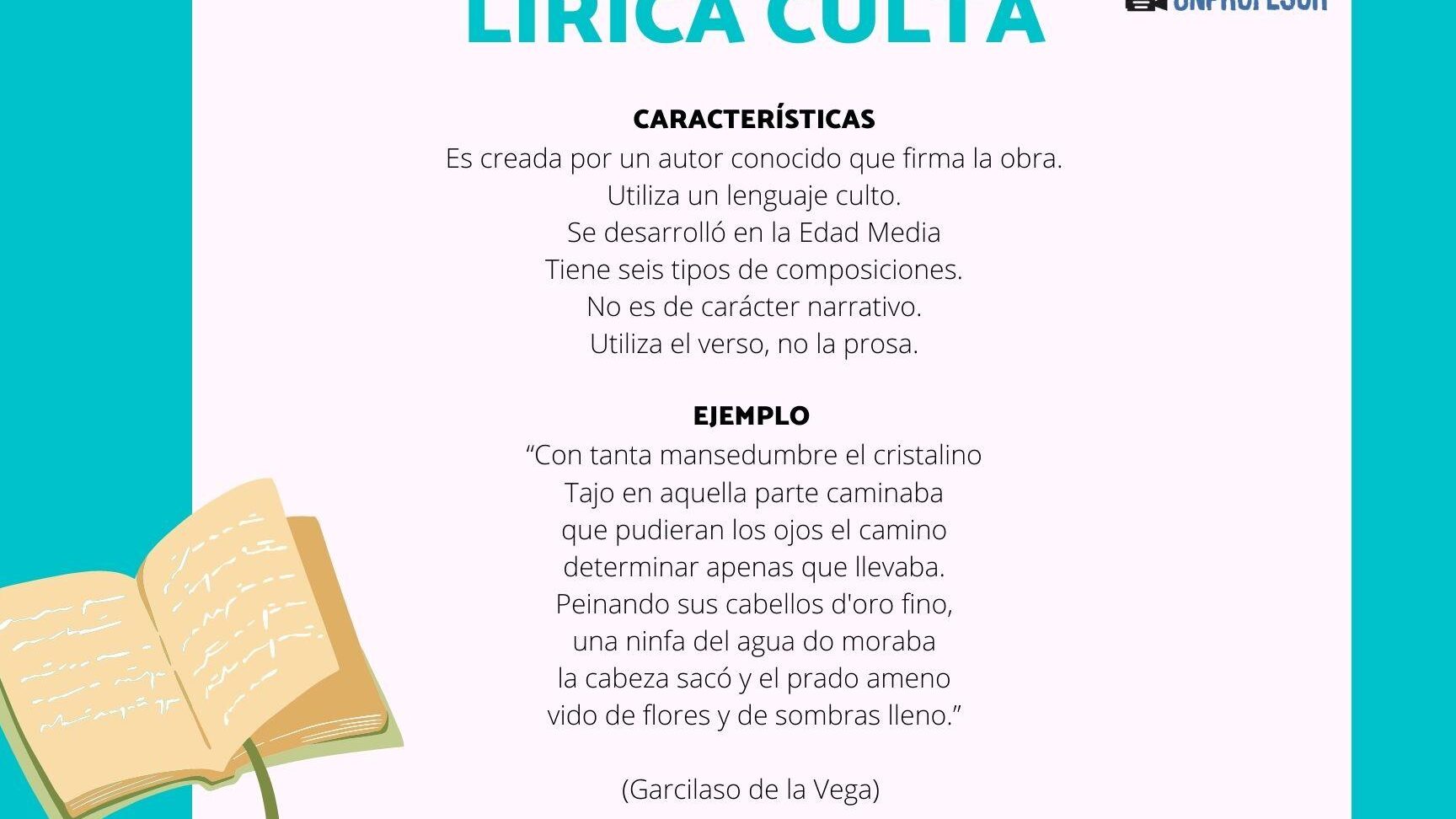 10 ejemplos de liricas en la literatura