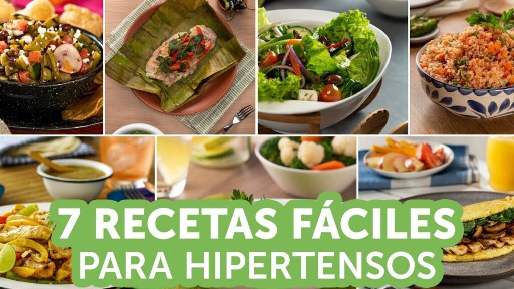 10 ejemplos de alimentos para personas con hipertension