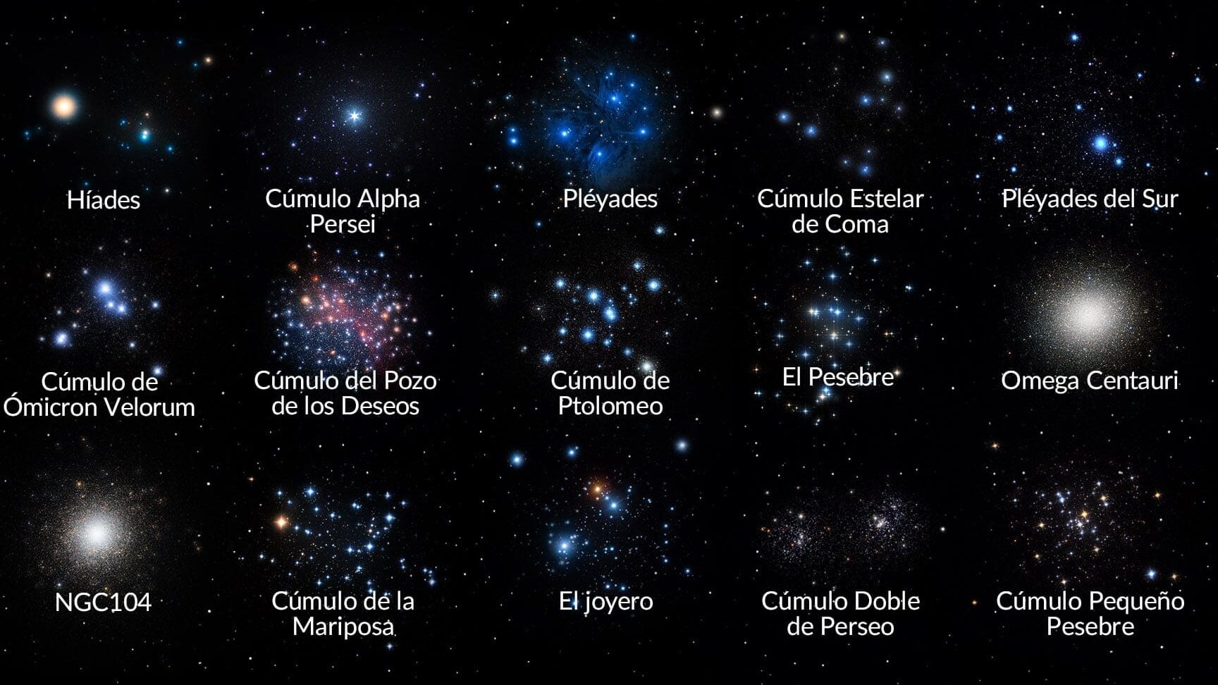 10 ejemplos de constelaciones visibles
