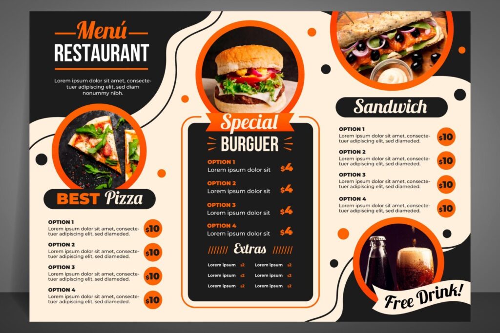 15 ejemplos de diseno de menus de restaurantes