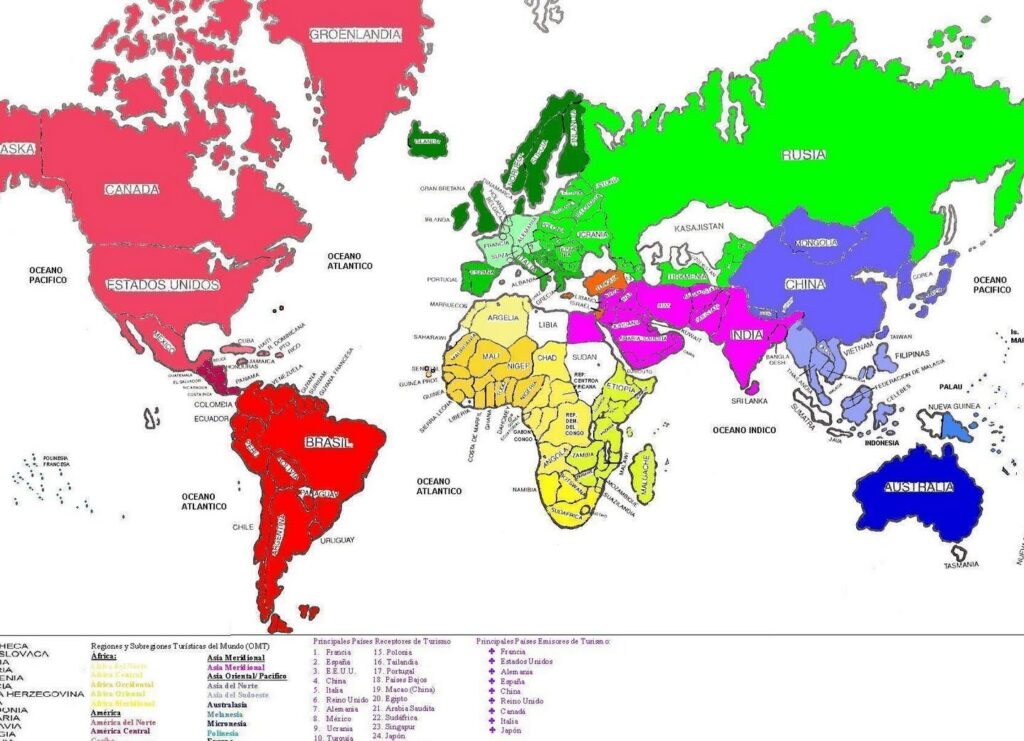 20 ejemplos de la geografia de las principales regiones turisticas del mundo