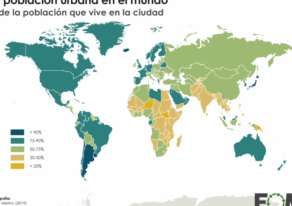 20 ejemplos de la geografia de las regiones mas pobladas del mundo