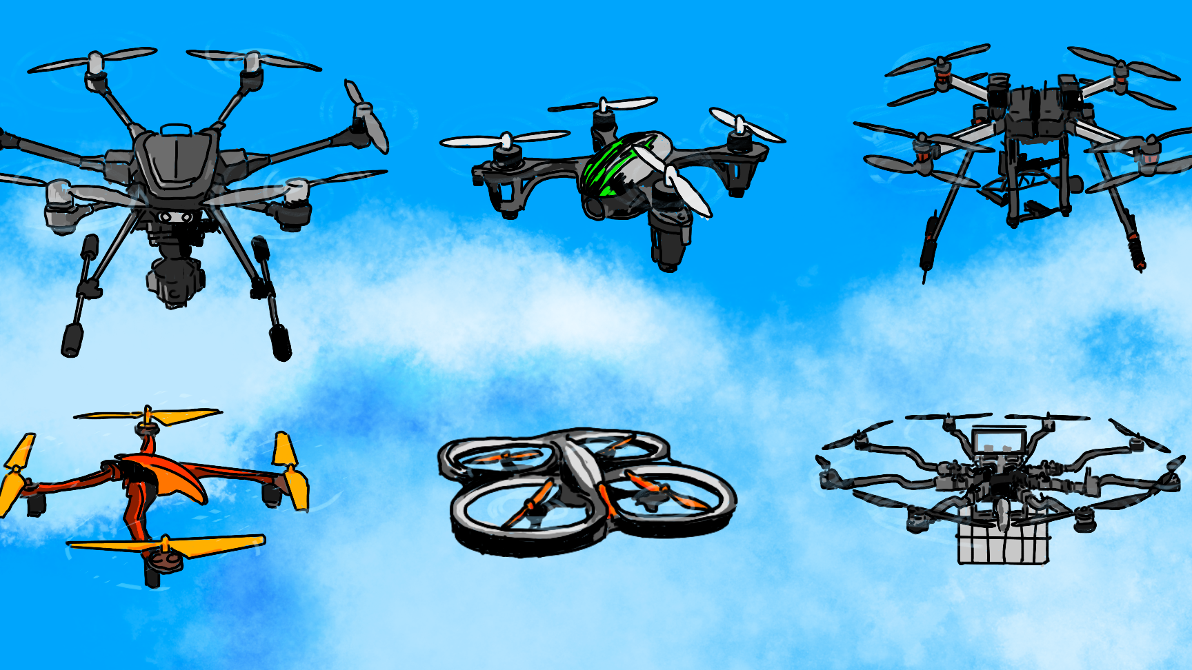 10 ejemplos de drones utilizados para el monitoreo de trafico