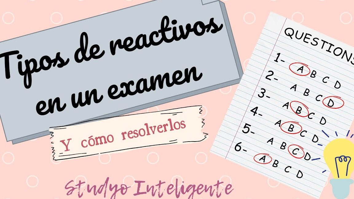 15 ejemplos de como prepararte para un examen de opcion multiple