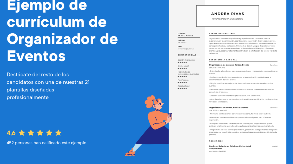 15 ejemplos de trabajos en el sector de la gestion de eventos