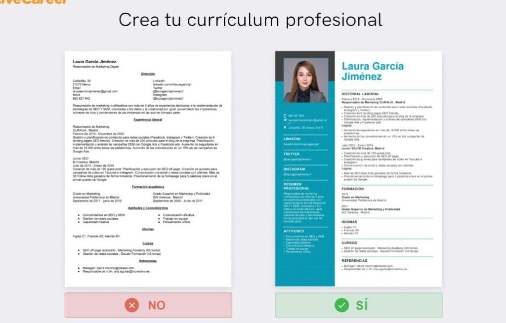 15 ejemplos de como crear un cv atractivo