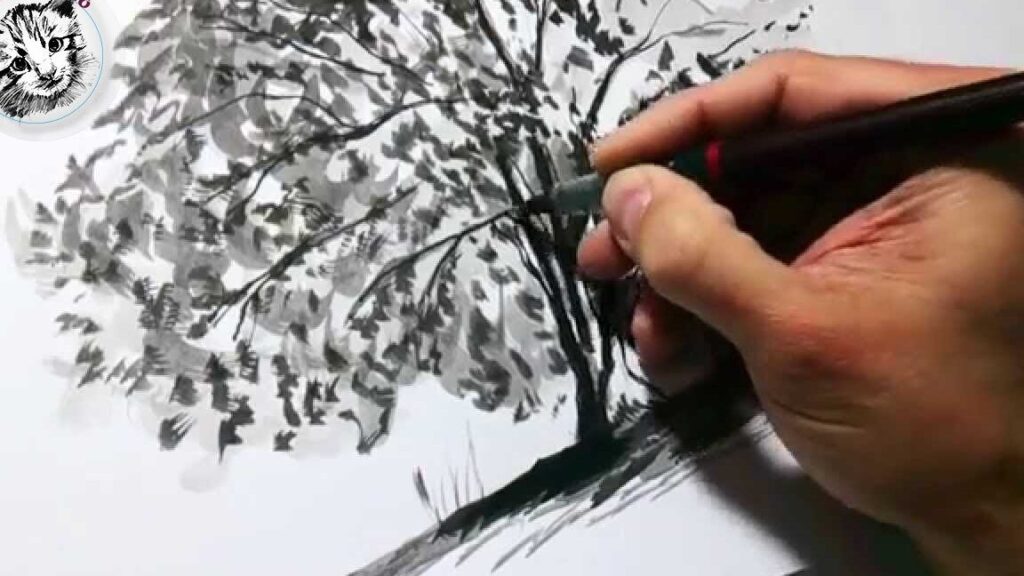 15 ejemplos de pintura con tinta china