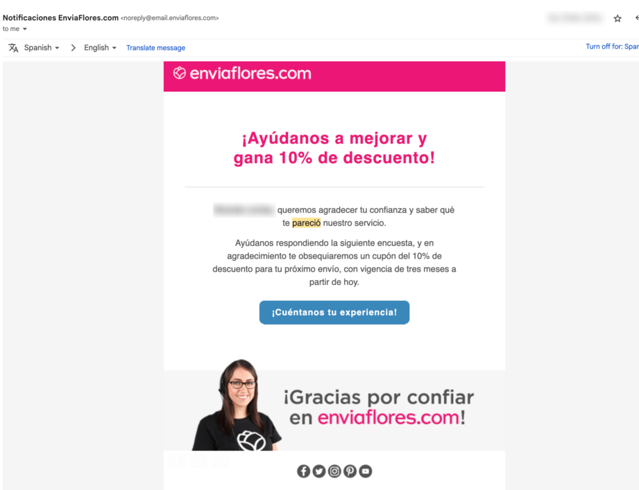 10 ejemplos de como usar el email marketing para incentivar las resenas